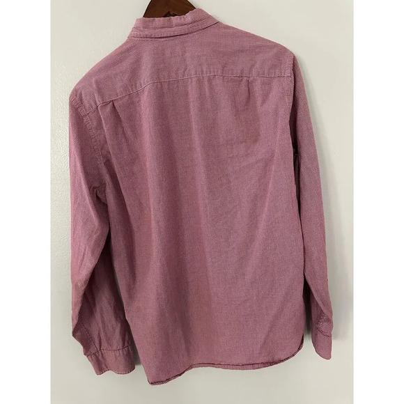 J. Crew Gingham Red Plaid Shirt Men's Medium - Picture 3 of 3